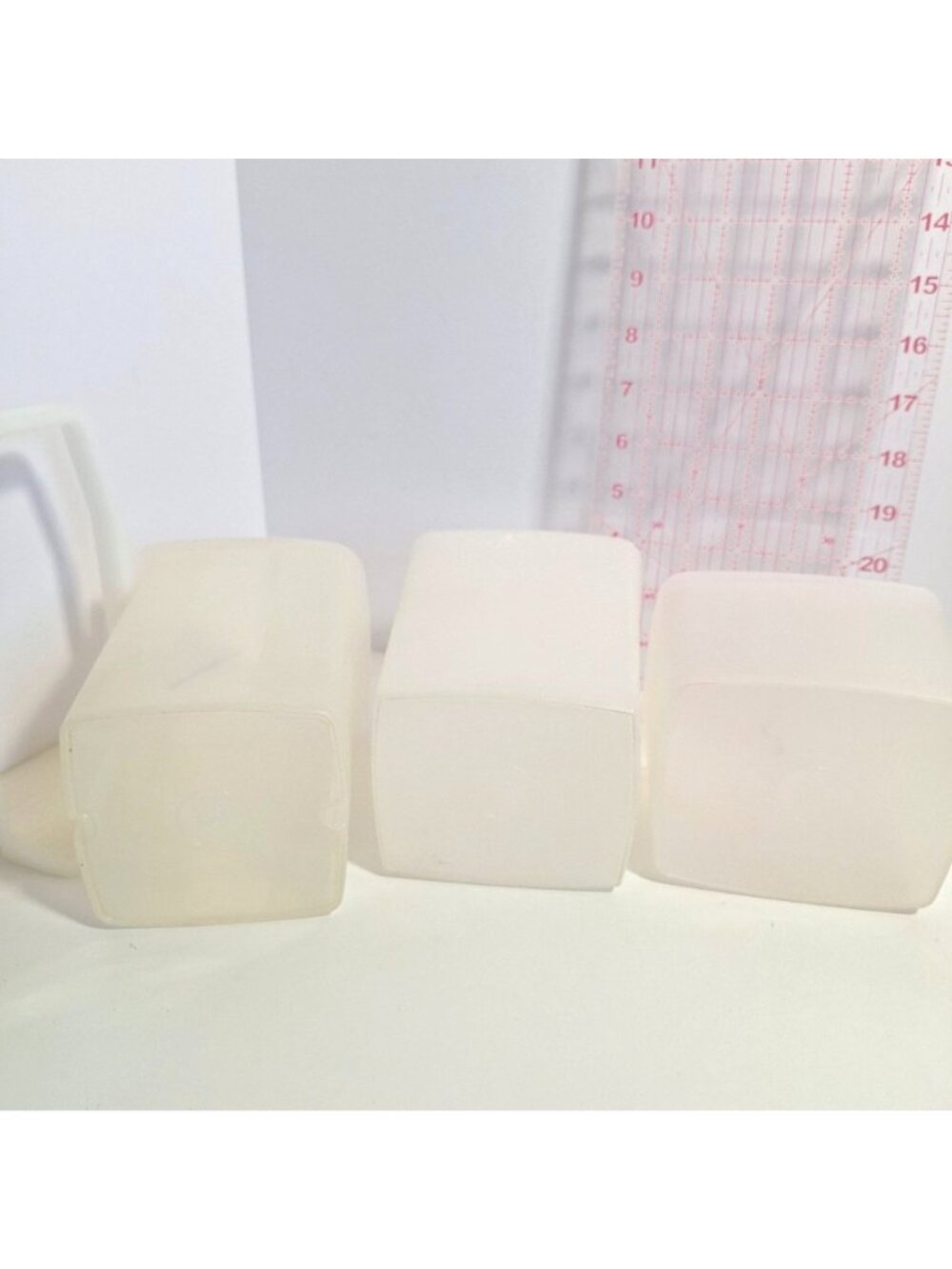 Tupperware Square Round Containers Pickle Keeper Seafoam Mint Aqua Vintage - Picture 8 of 12